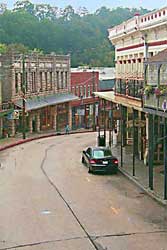 View of Spring Street from the  2nd Story Balcony