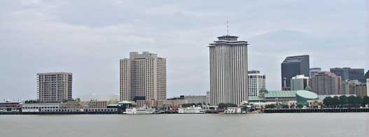 View of the New Orleans form the Ferry